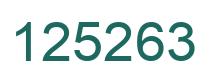 Número 125263 imagen verde