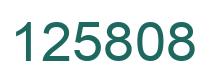 Número 125808 imagen verde