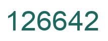 Número 126642 imagen verde