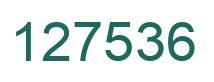 Número 127536 imagen verde