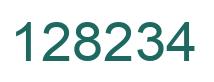 Número 128234 imagen verde