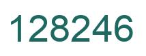 Número 128246 imagen verde