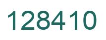 Número 128410 imagen verde
