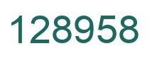 Número 128958 imagen verde