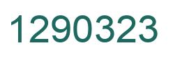 Número 1290323 imagen verde