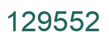 Número 129552 imagen verde