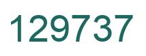 Número 129737 imagen verde