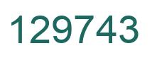 Número 129743 imagen verde