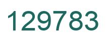 Número 129783 imagen verde