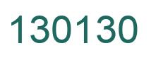 Número 130130 imagen verde