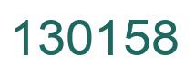 Número 130158 imagen verde