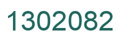 Number 1302082 green image