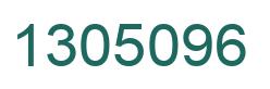 Número 1305096 imagen verde