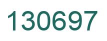 Número 130697 imagen verde