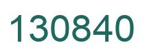 Número 130840 imagen verde