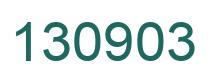 Number 130903 green image