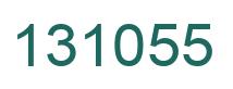 Number 131055 green image