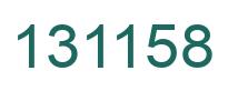 Number 131158 green image