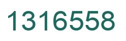 Número 1316558 imagen verde