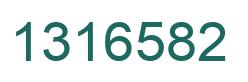 Número 1316582 imagen verde