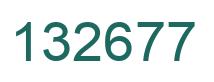 Número 132677 imagen verde