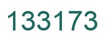 Número 133173 imagen verde