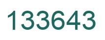 Número 133643 imagen verde
