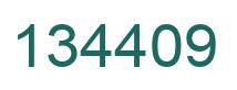 Número 134409 imagen verde