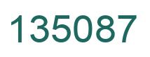 Número 135087 imagen verde