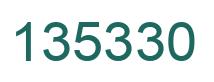 Número 135330 imagen verde