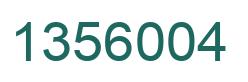 Número 1356004 imagen verde