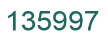 Número 135997 imagen verde