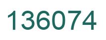Número 136074 imagen verde