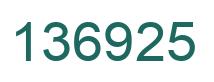 Número 136925 imagen verde