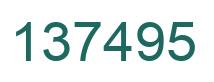 Número 137495 imagen verde