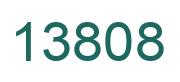 Número 13808 imagen verde