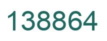 Número 138864 imagen verde