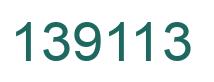 Number 139113 green image