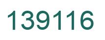 Number 139116 green image