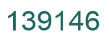 Number 139146 green image