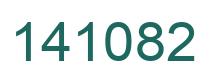 Number 141082 green image