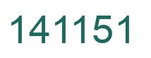 Número 141151 imagen verde