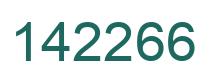 Number 142266 green image