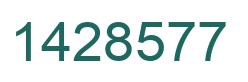 Número 1428577 imagen verde