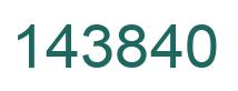 Número 143840 imagen verde