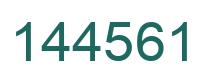 Number 144561 green image