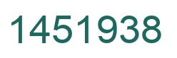 Número 1451938 imagen verde