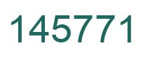 Number 145771 green image