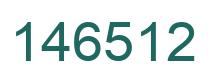 Número 146512 imagen verde