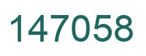 Número 147058 imagen verde